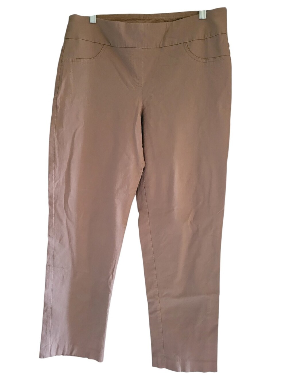 Ruby Rd Plus Stretch Pull-On Pants Brown sz 16